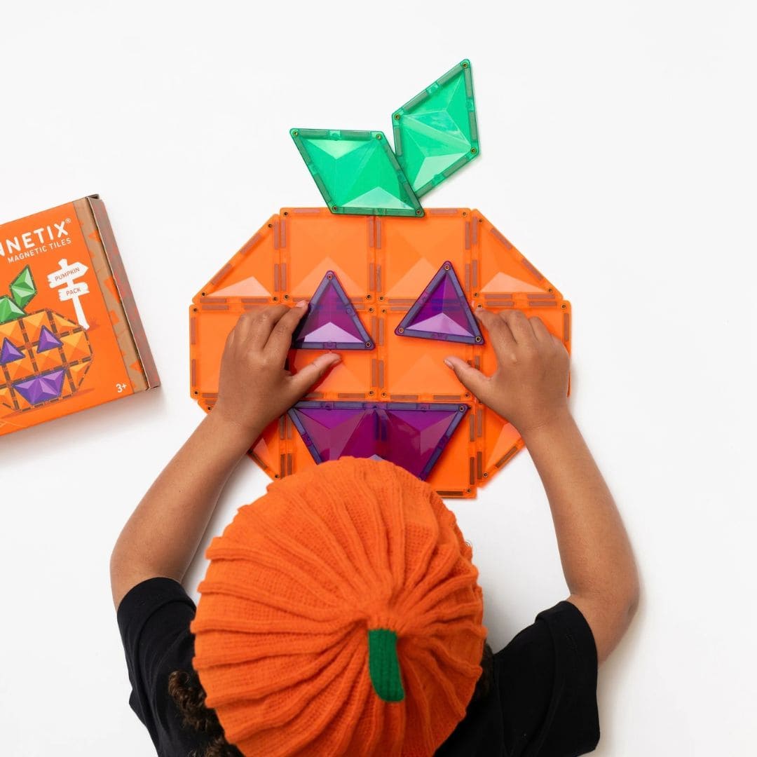 CONNETIX limited edition set Pumpkin met magnetische tegels 