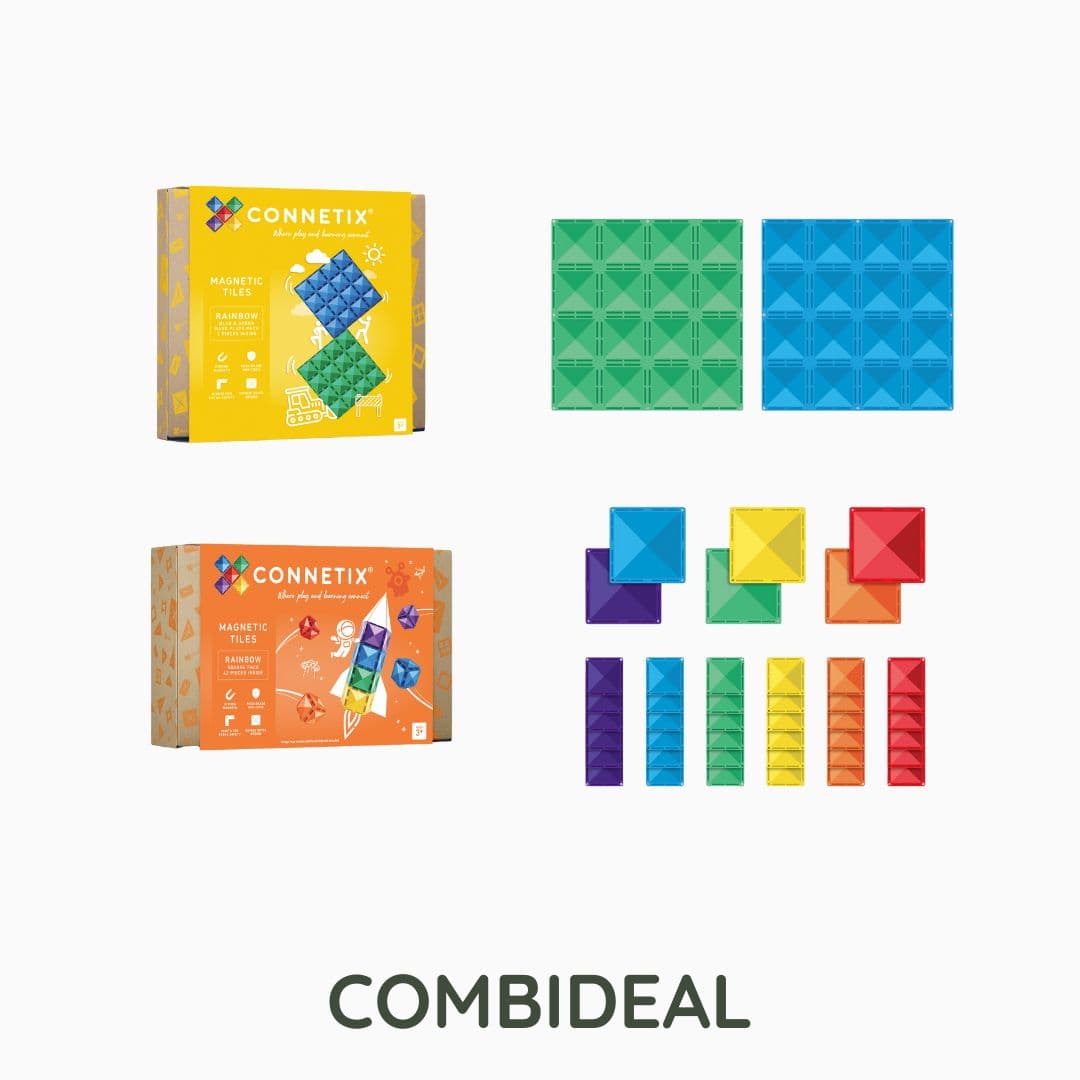 Connetix rainbow ball run actie set