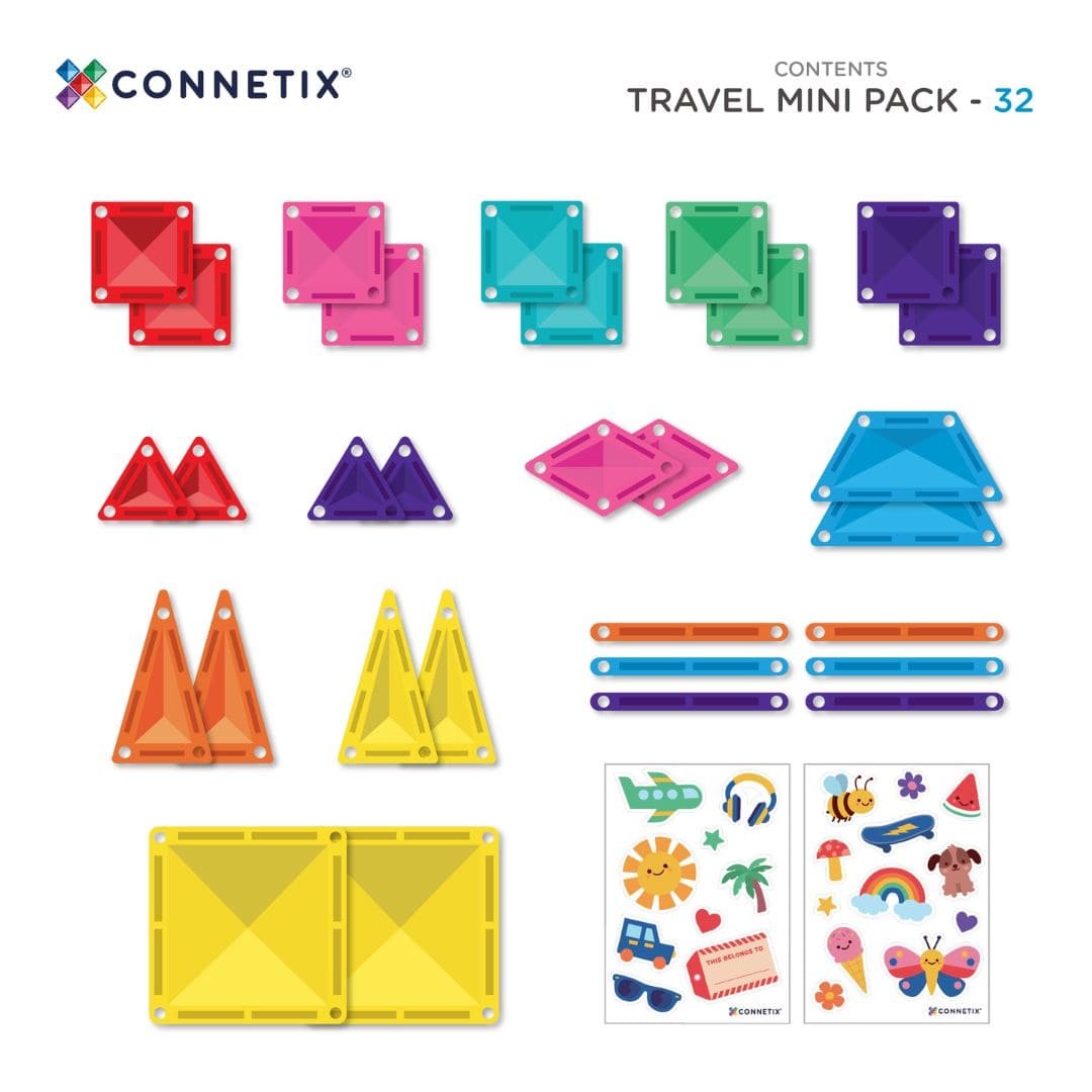CONNETIX Travel Mini Pack - 32 stuks