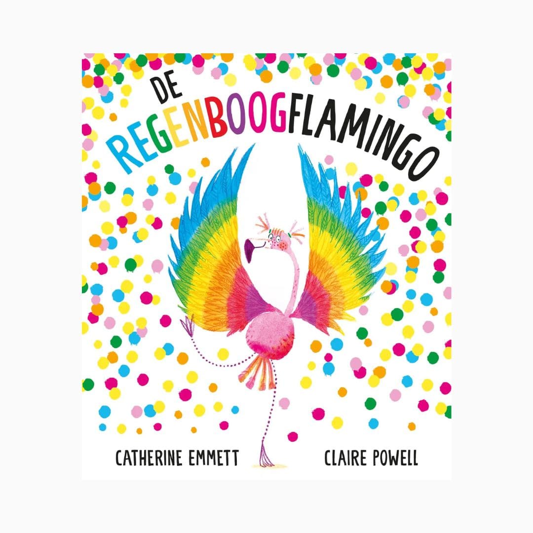 Prentenboek De regenboogflamingo van Catherine Emmett uitgegeven door uitgeverij De Fontein