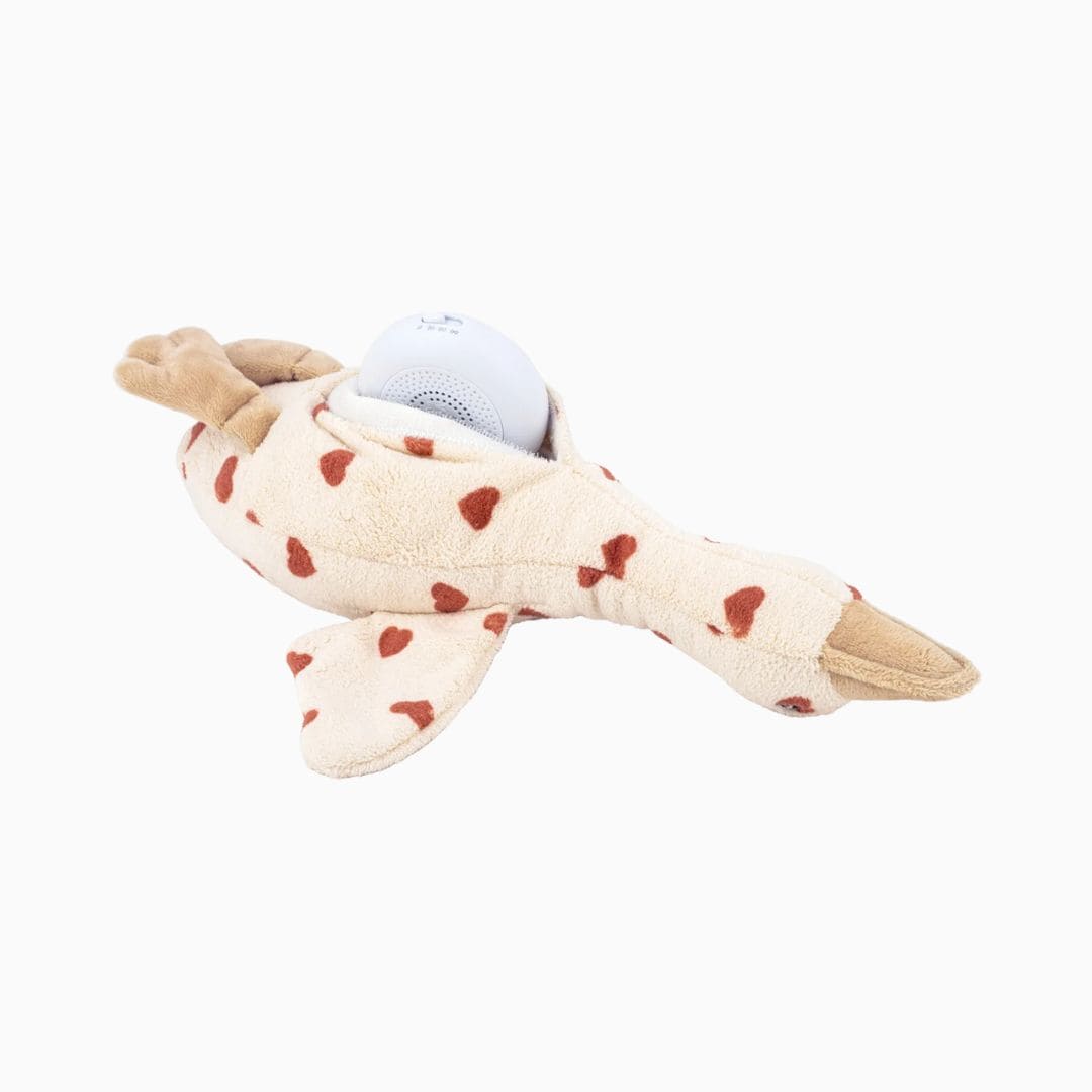 Flow Amsterdam oplaadbare hartslagknuffel gans Liva Limited Edition met hartjes