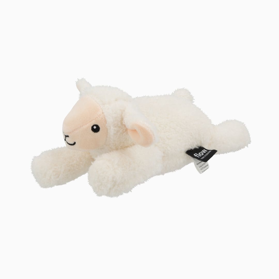 Flow Amsterdam nachtlamp schaap Rosie met rood en geel licht