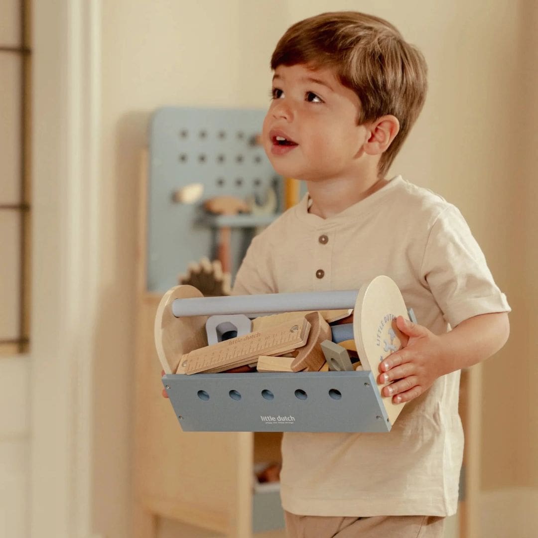 Little Dutch houten gereedschapskist