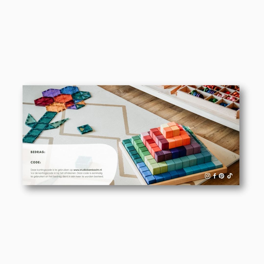 Gift card van Studio Bambacht