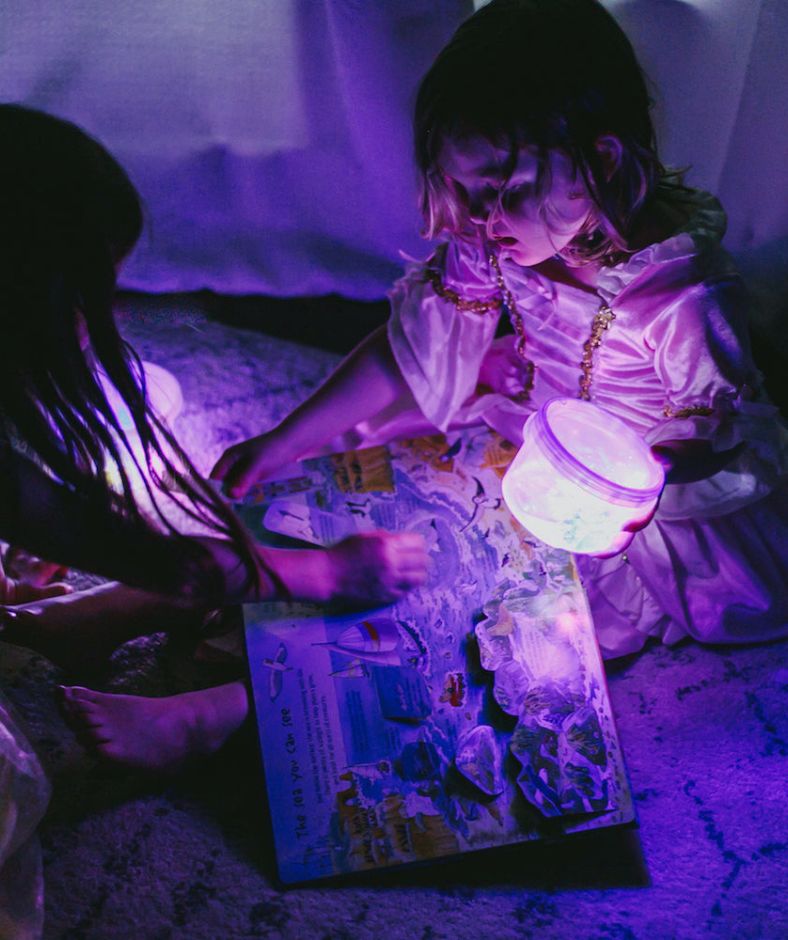 Glo Pals badspeelgoed lichtgevende blokjes Light Up Cubes