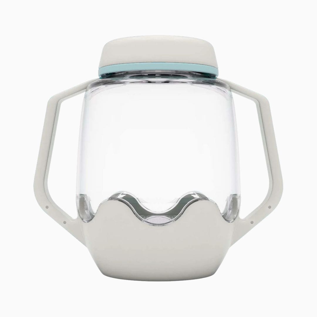 Glo Pals sensorische speelbeker in de grijze kleur cozy cloud