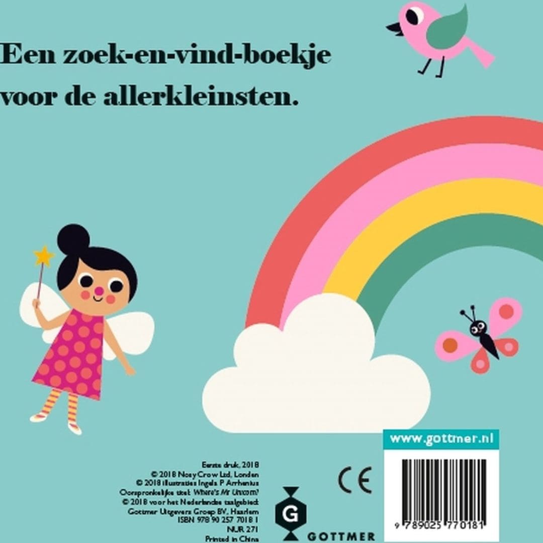 Gottmer kartonboekje met flapjes 'Eenhoorn, waar ben je?' van Ingela P Arrhenius