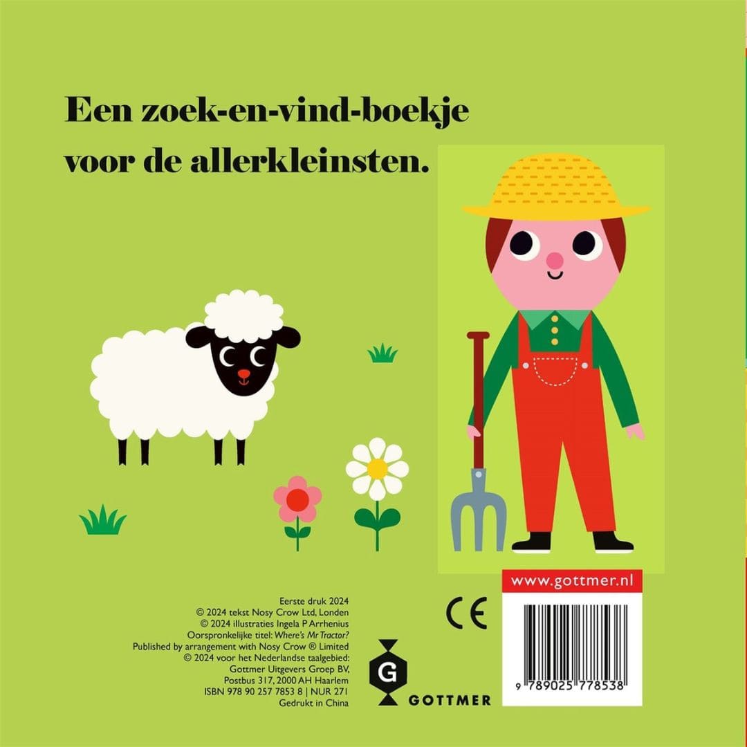 Gottmer kartonboek met flapjes 'Tractor, waar ben je? van Ingela P Arrhenius