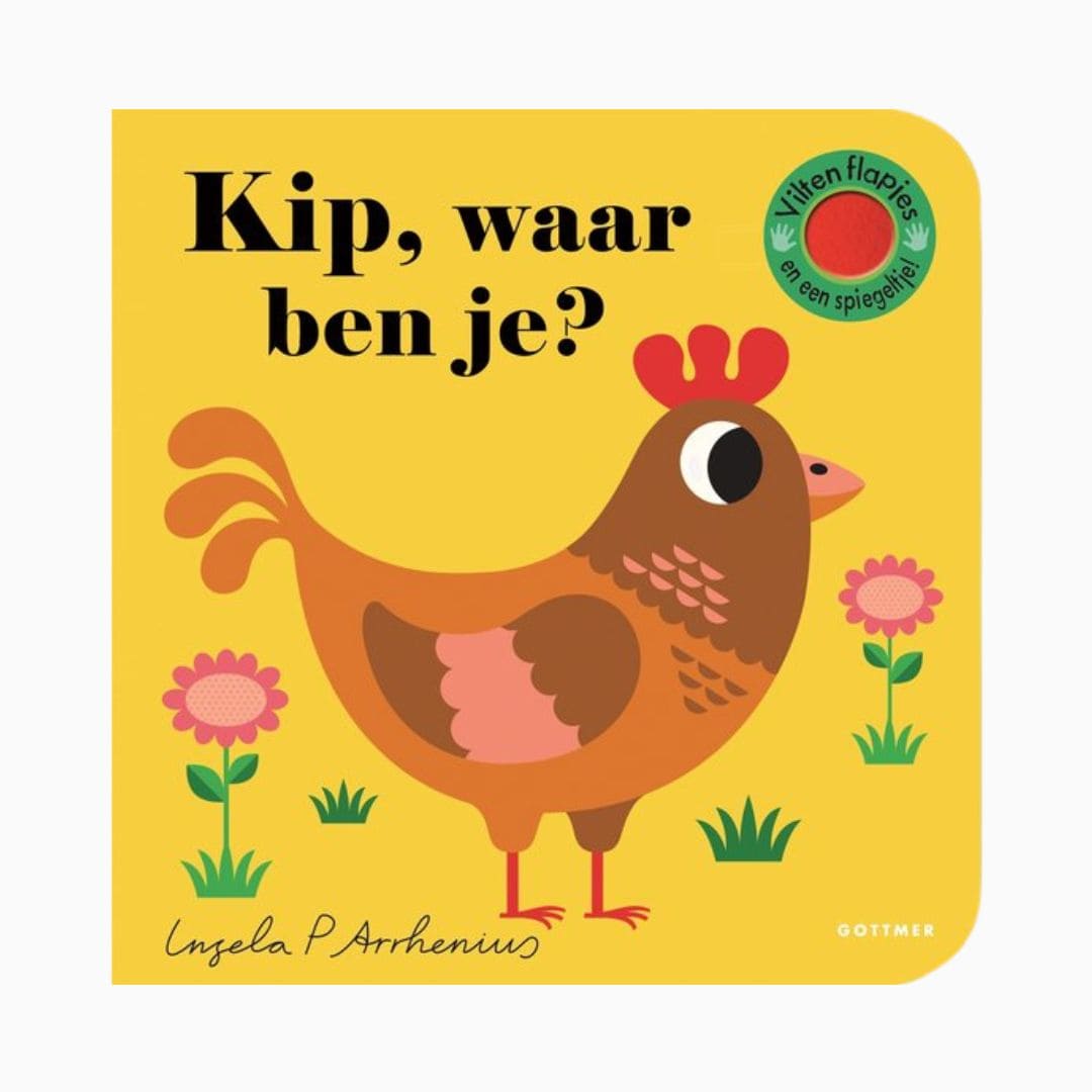 Gottmer kartonboekje met flapjes 'Kip, waar ben je?' van Ingela P Arrhenius
