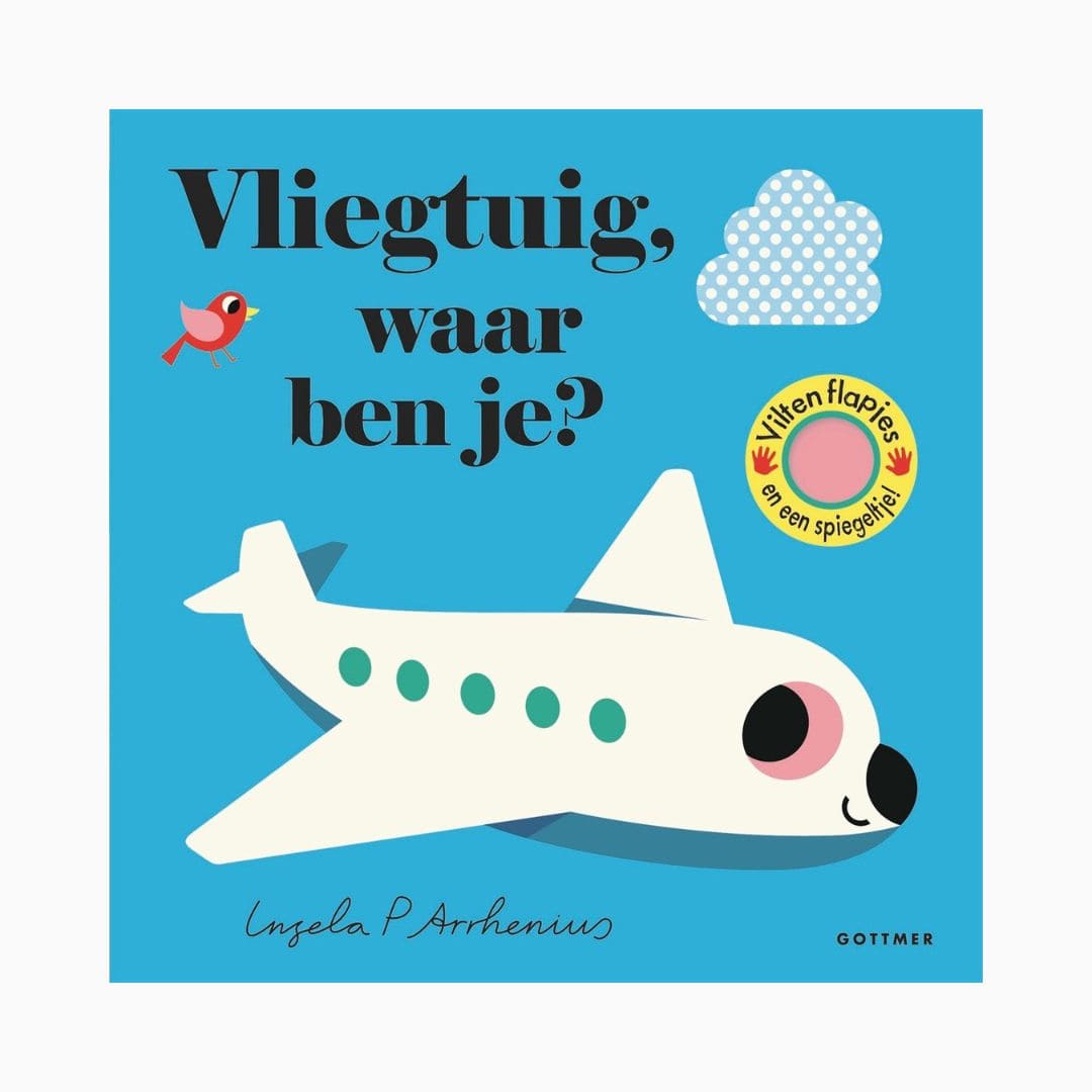 Gottmer kartonboek met flapjes vliegtuig waar ben je van Ingela p Arrhenius
