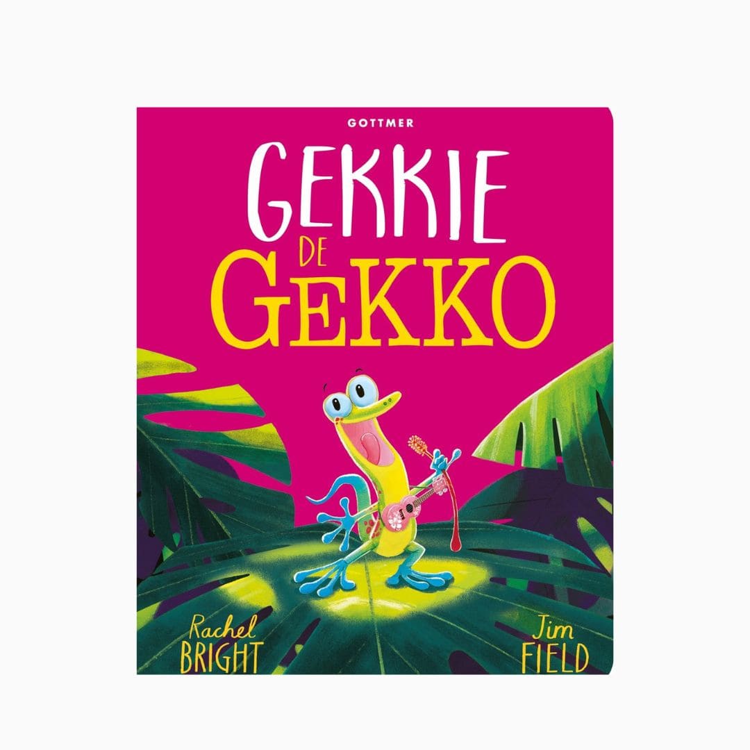 Gekkie de gekko kartonboekje van Rachel Bright