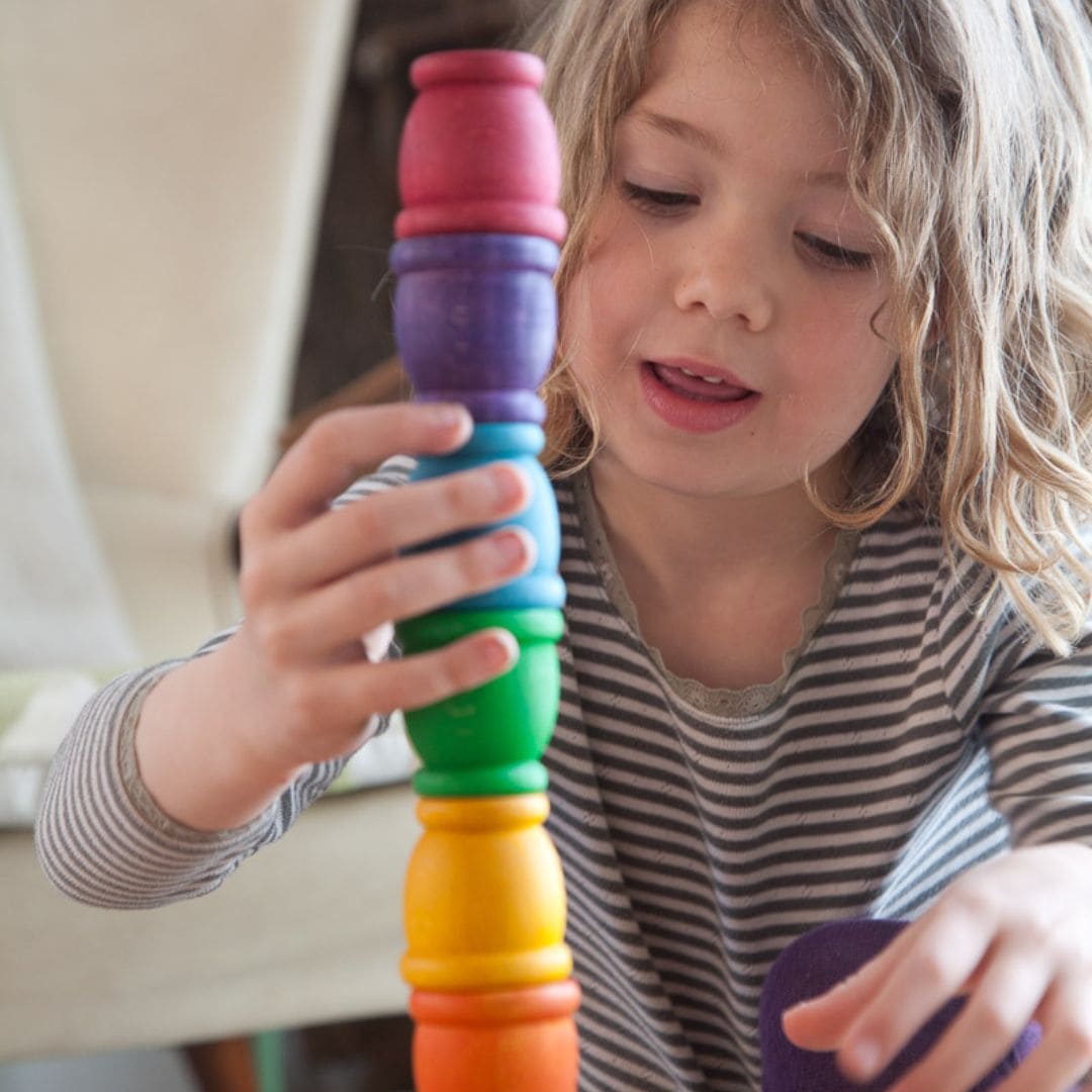 grapat houten bakjes eierdopjes in 12 kleuren
