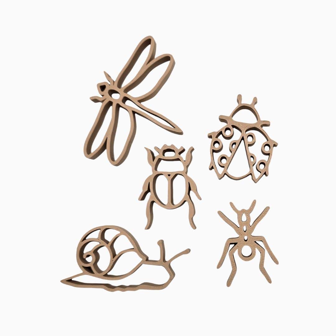 Grennn kinetisch zand vormpjes insecten