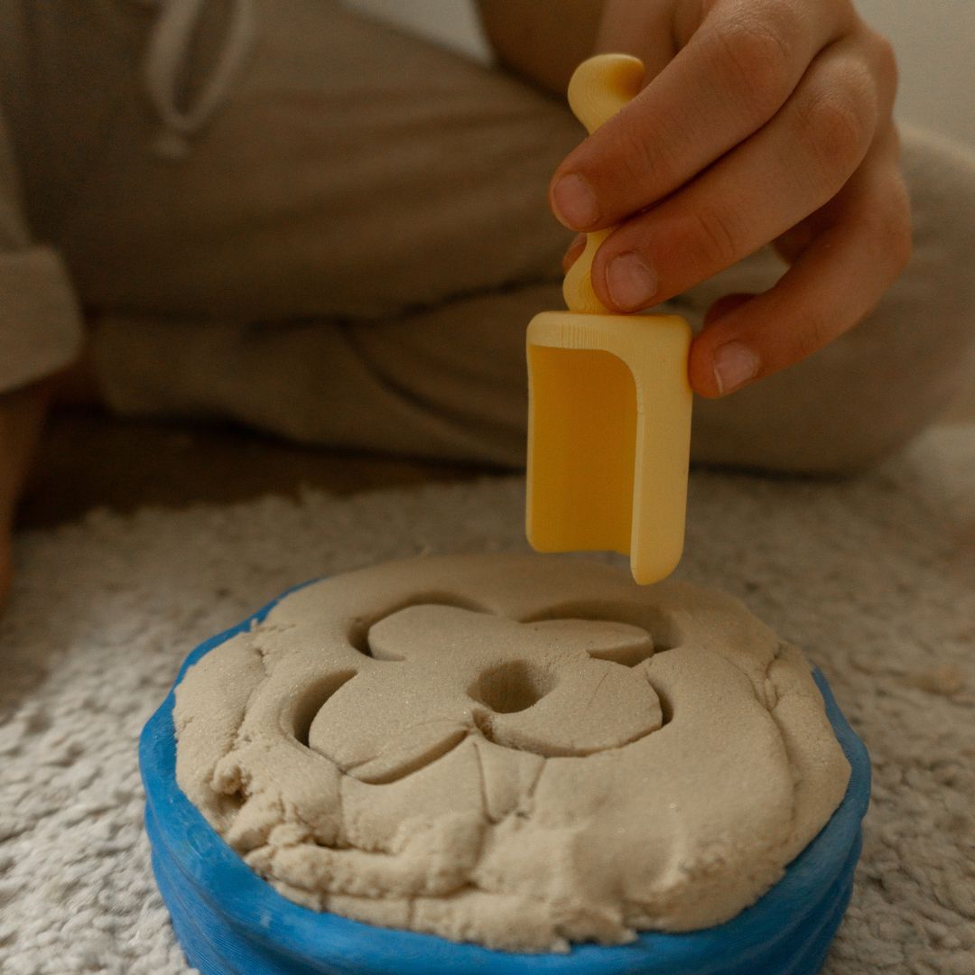 Grennn speelschep klein waves geel