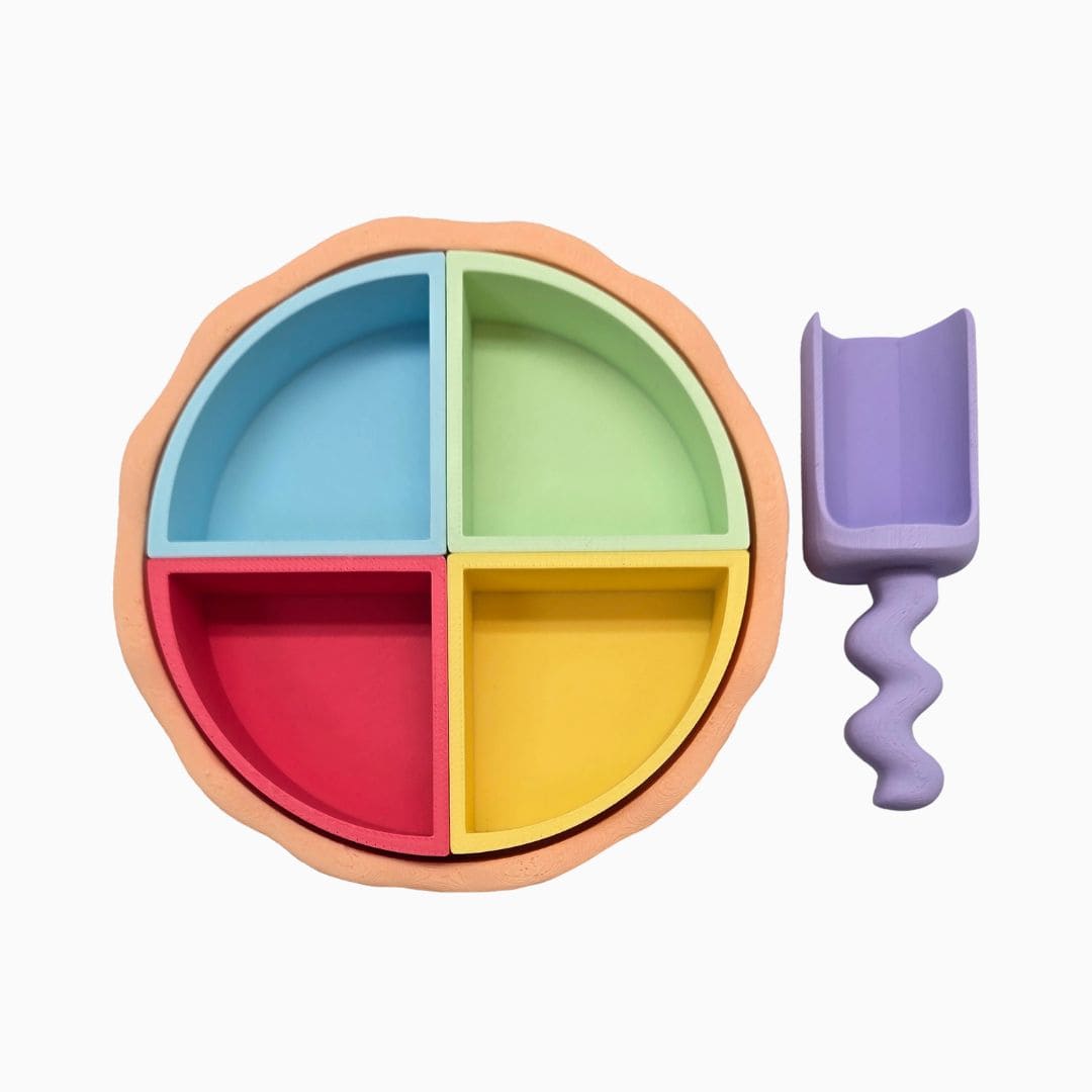 Grennn kinetisch zand accessoires speelbakjes kwartcirkel met schep