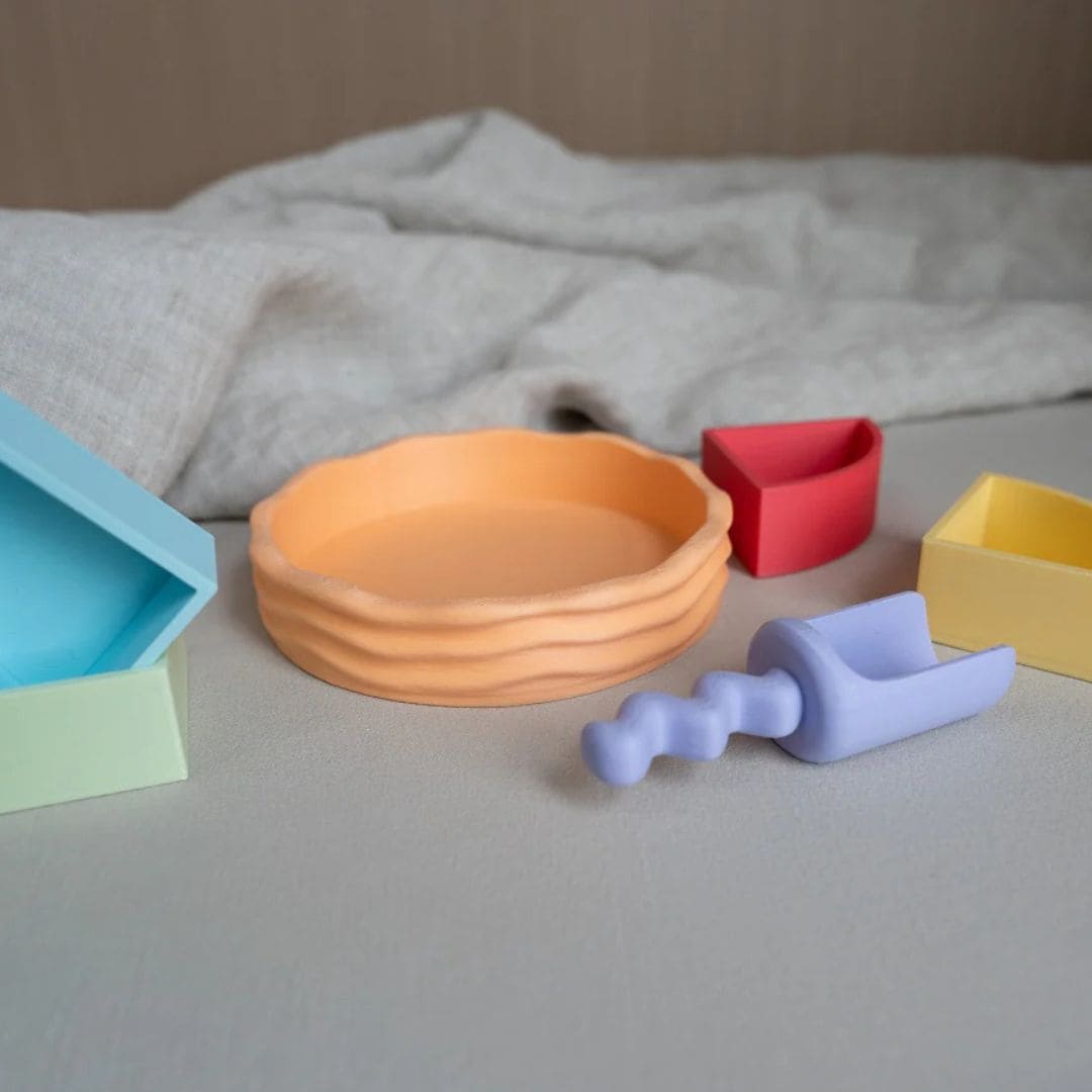 Grennn kinetisch zand accessoires speelbakjes kwartcirkel met schep