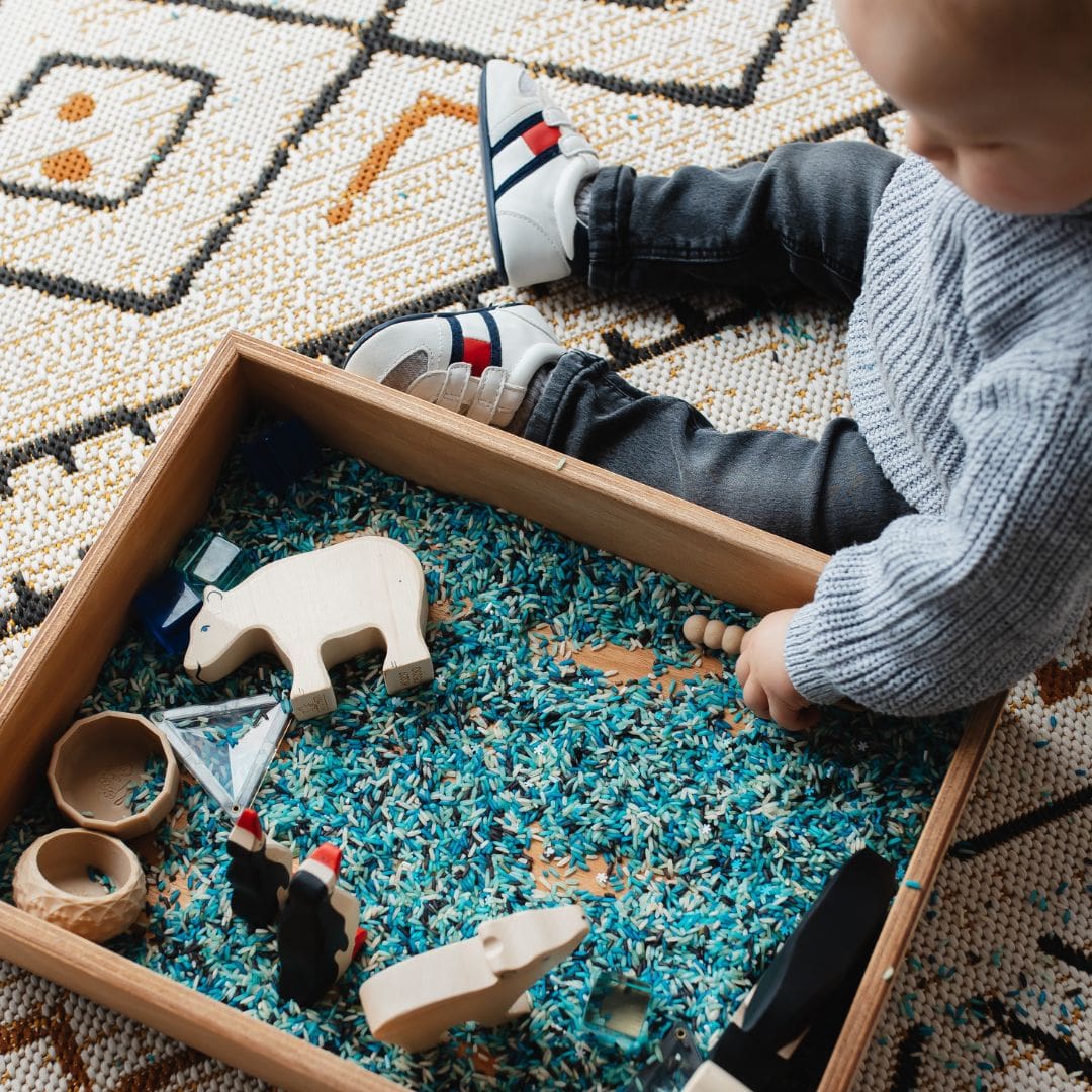 Grennn 500 gram speelrijst sneeuw mix