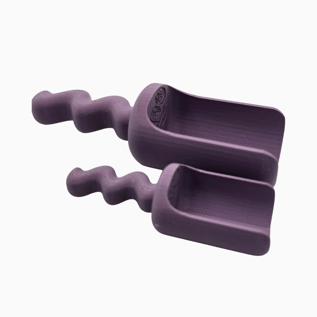 Grennn speelschep klein waves in de kleur regenboog paars