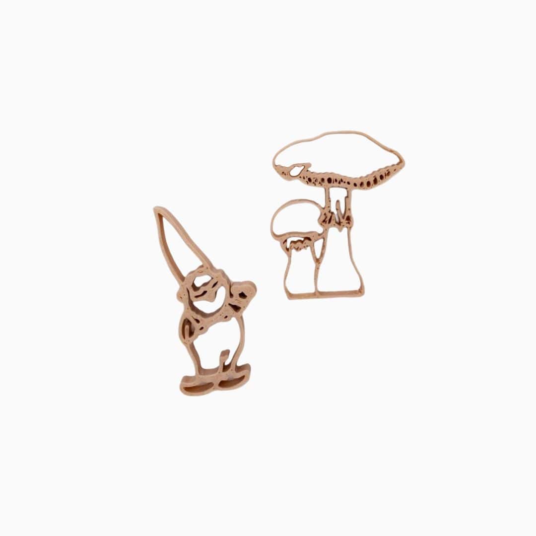 Grennn kinetisch zand vormpjes - kabouter en paddenstoel