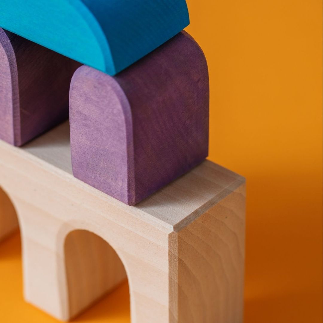 Grimms houten blokken set floors