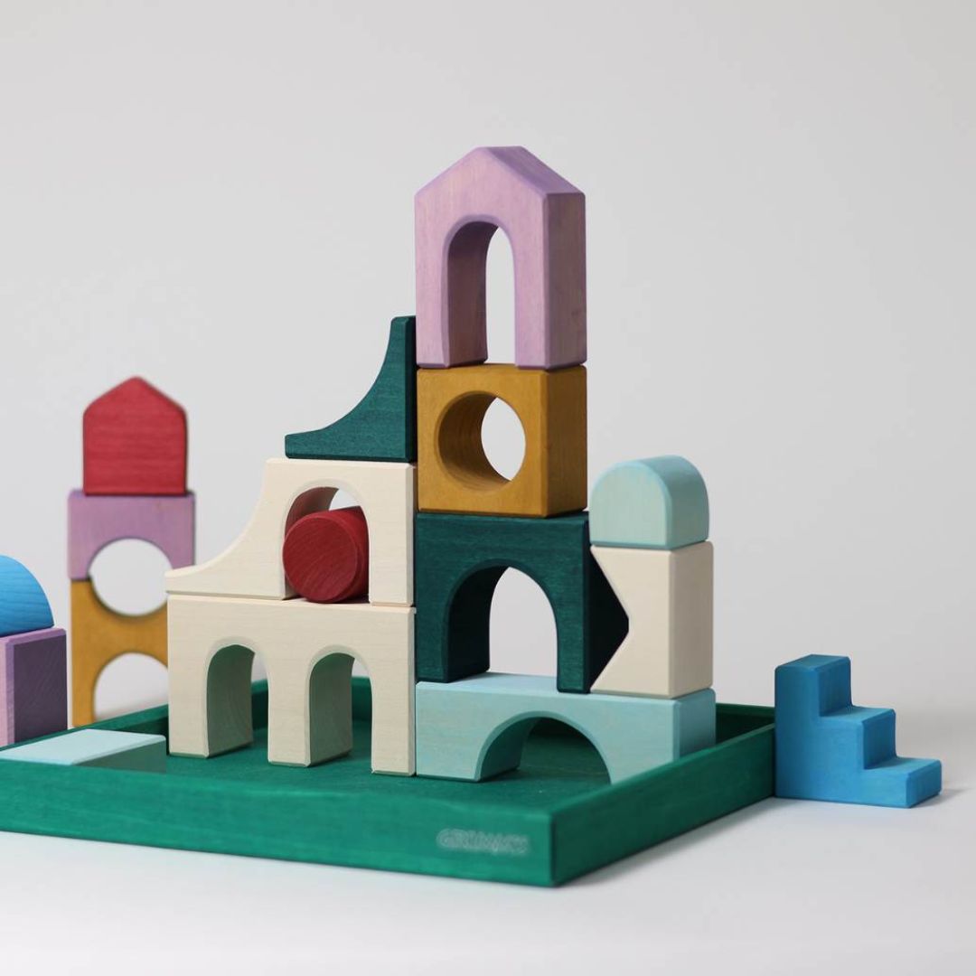 Grimms houten blokken set floors