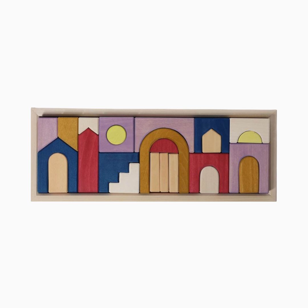 GRIMM's houten blokken set panorama 