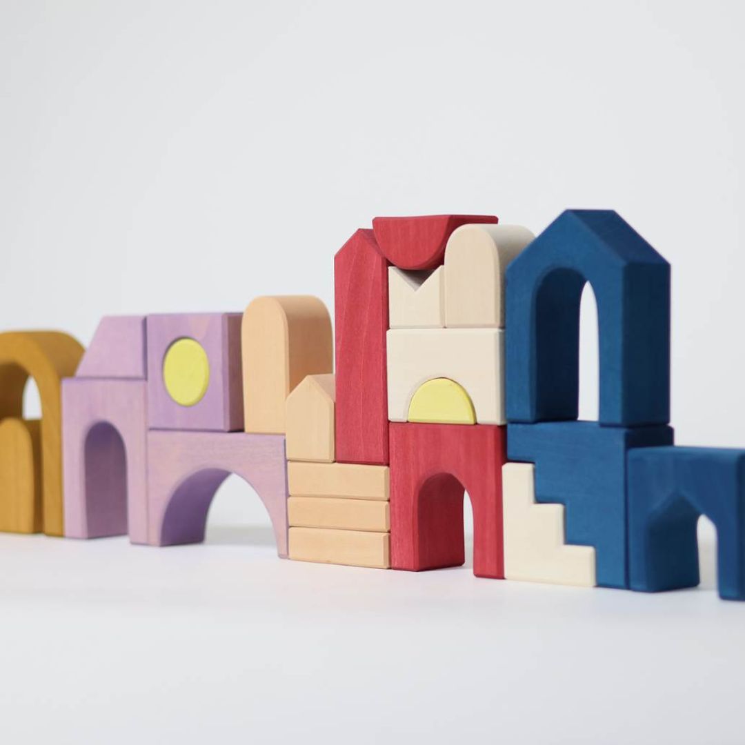 GRIMM's houten blokken set panorama 