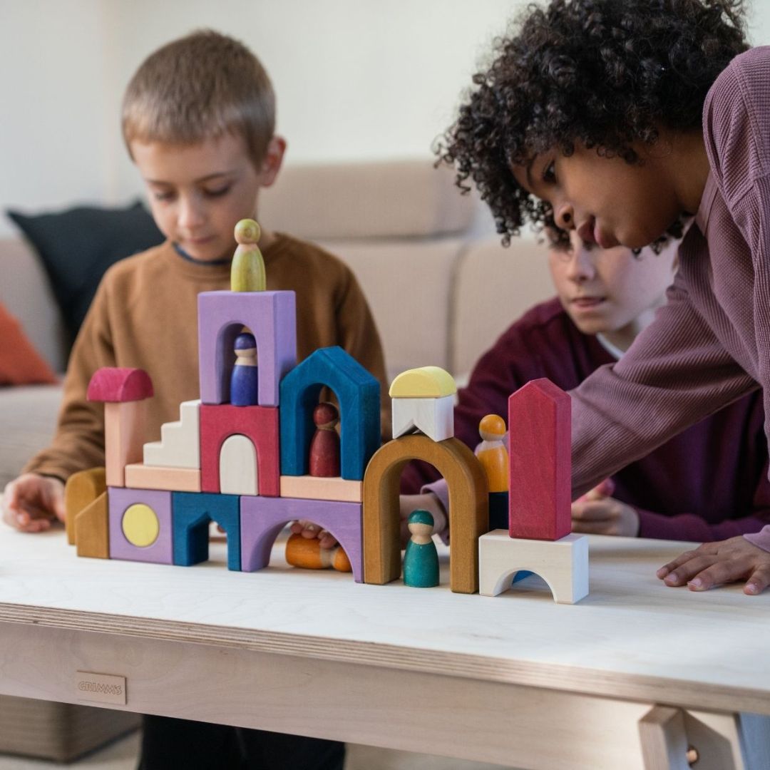 GRIMM's houten blokken set panorama 