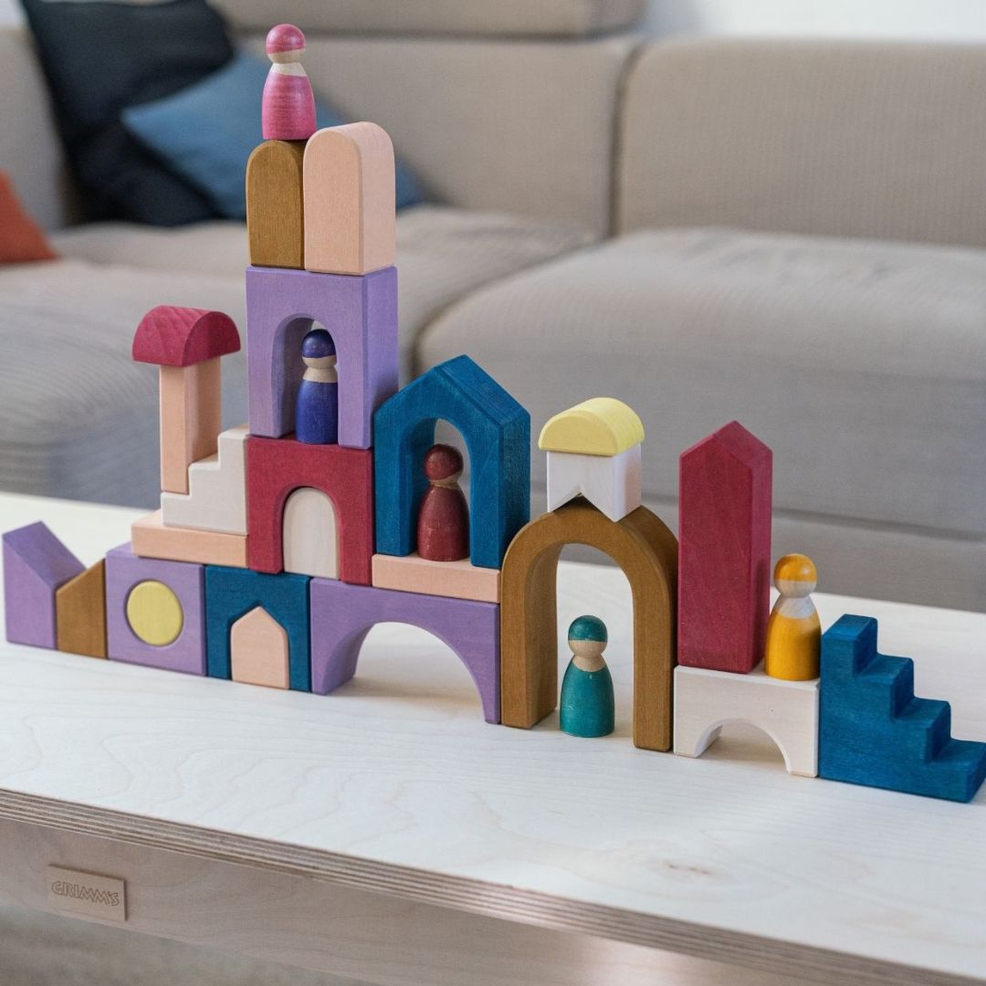 GRIMM's houten blokken set panorama 