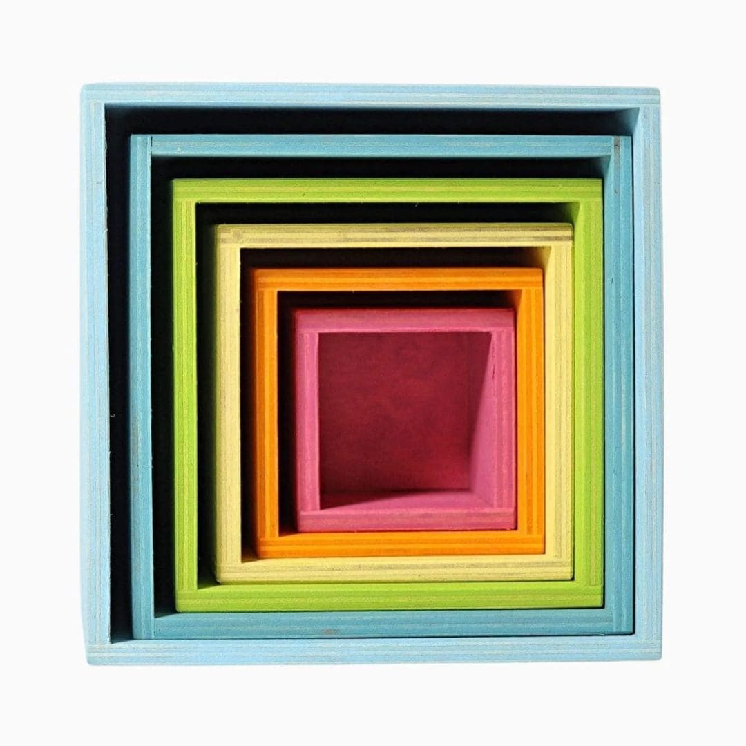 GRIMM's grote houten boxen in pastel kleuren