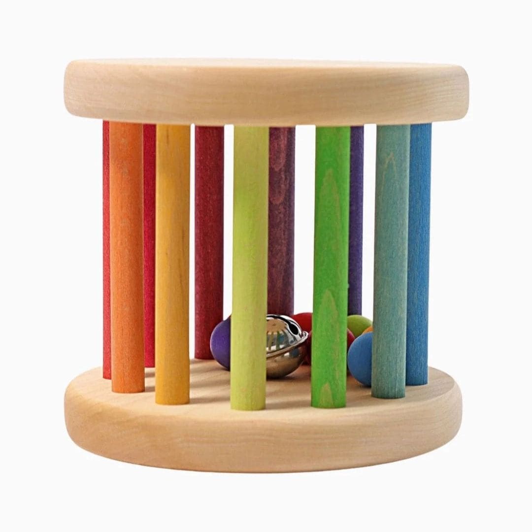 Grimms houten regenboog rammelaar groot