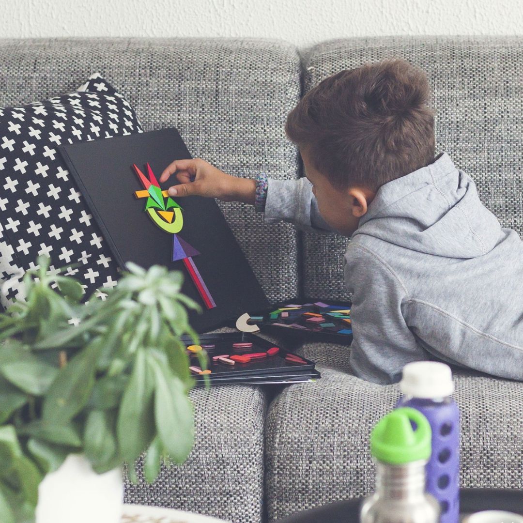 Grimm's magneetbord zwart