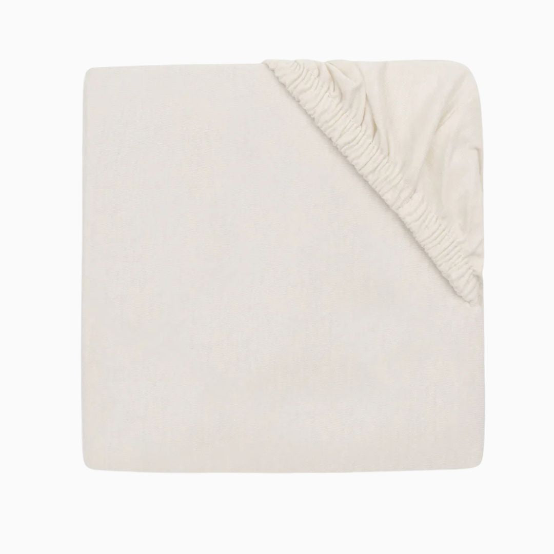 Jollein hoeslaken in de kleur oatmeal