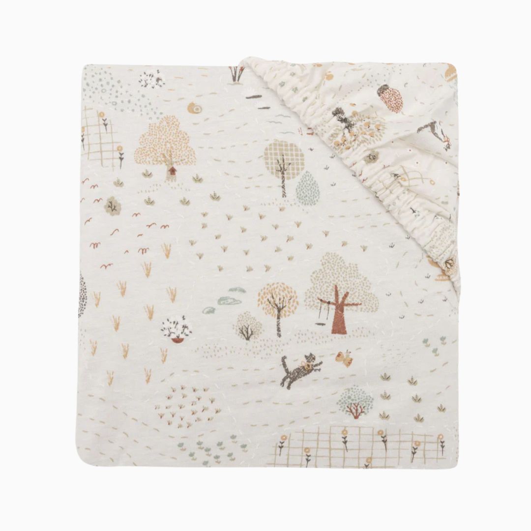 Jollein hoeslaken in het thema Tiny Park