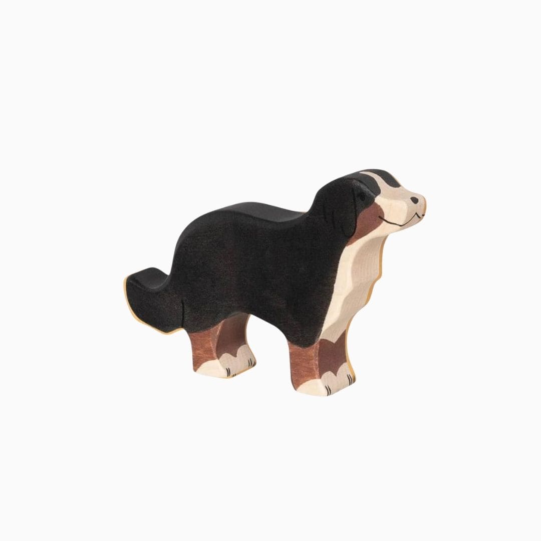 Holztiger berner sennenhond van hout