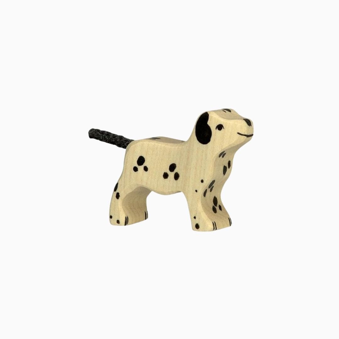 Holztiger houten dalmatiër pup