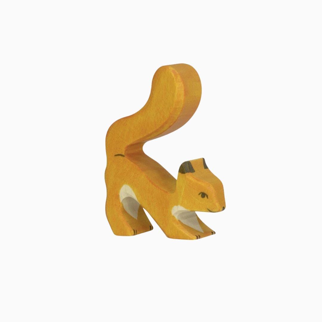 Holztiger houten speelfiguur eekhoorn