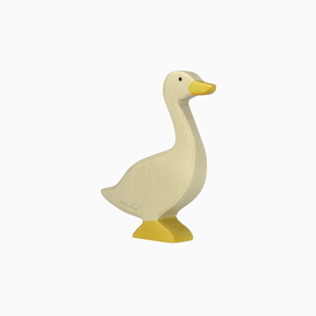 Holztiger houten gans staand