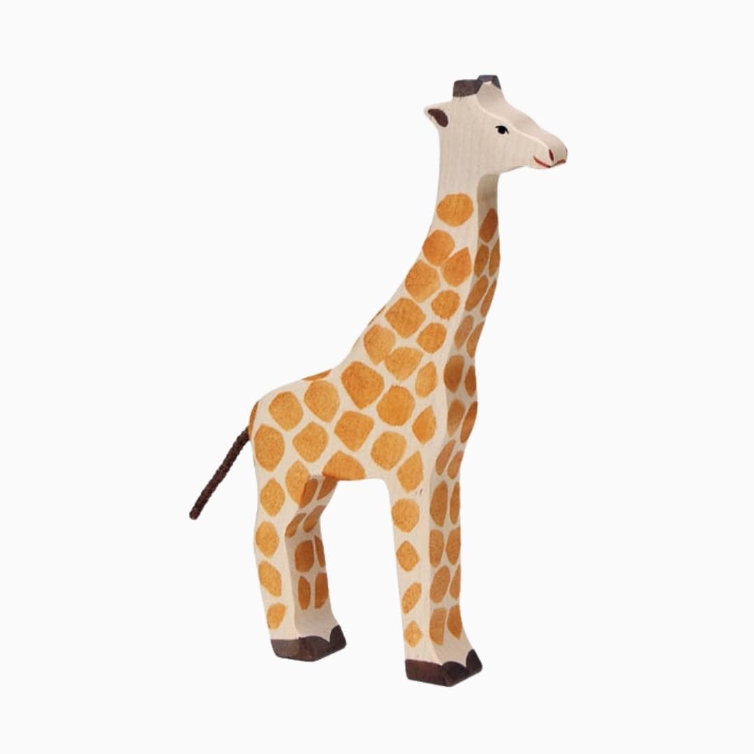 Holztiger houten speelfiguur giraf