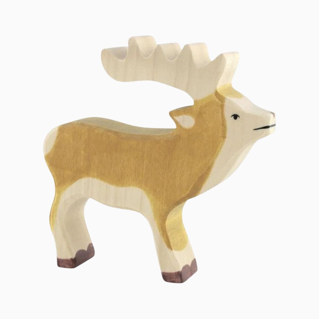 Holztiger houten speelfiguur hert