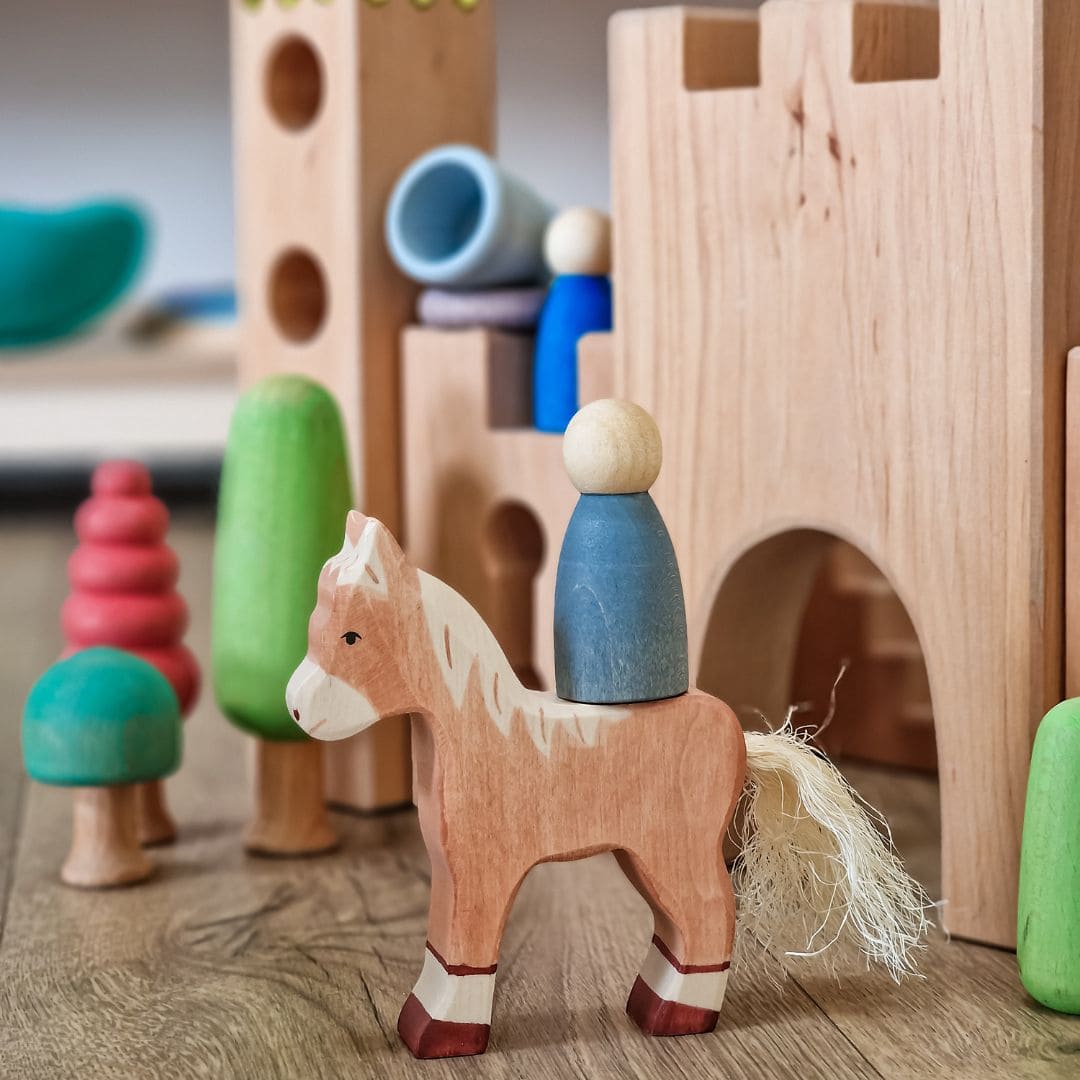 Holztiger houten veulen 
