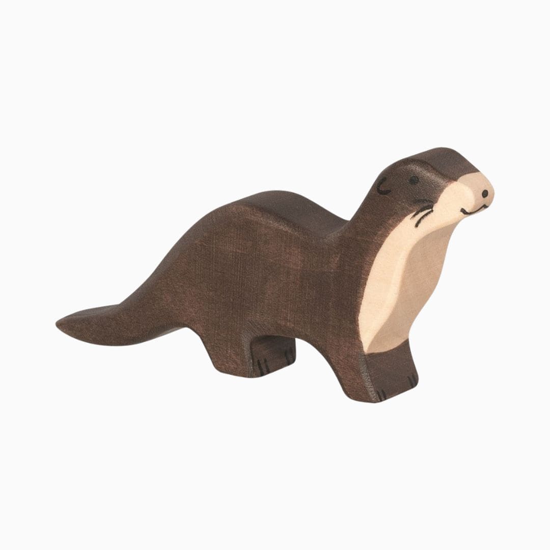 Holztiger zeeotter van hout