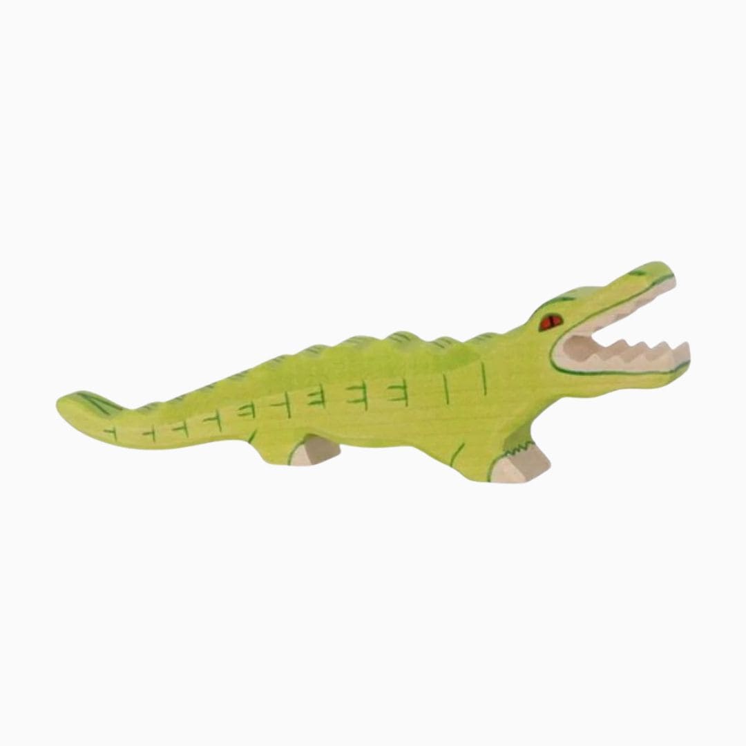 Holztiger houten krokodil