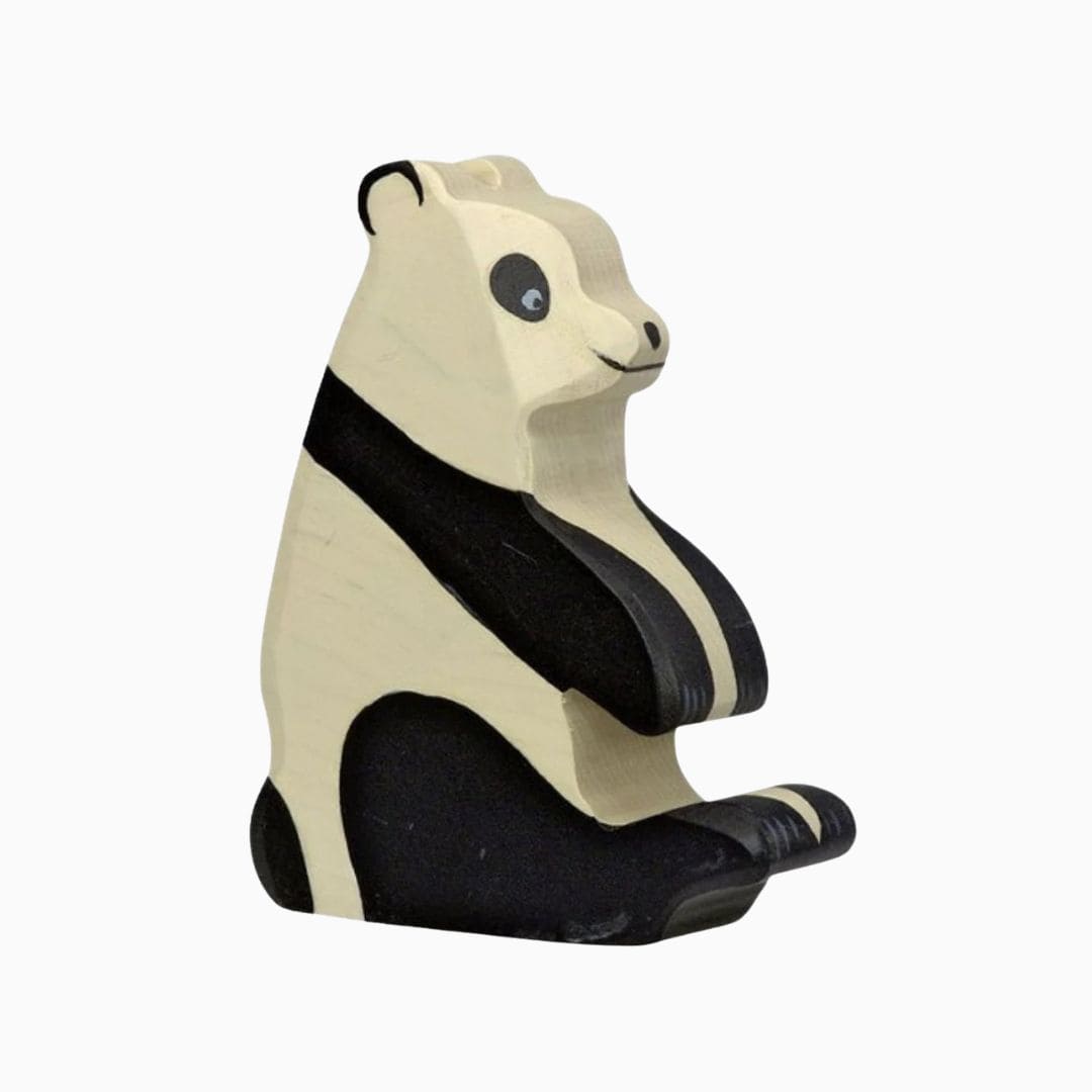 Holztiger houten pandabeer