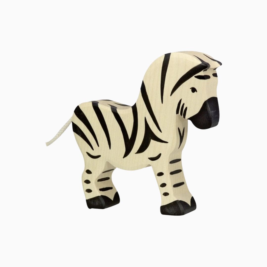 Holztiger houten speelfiguur zebra