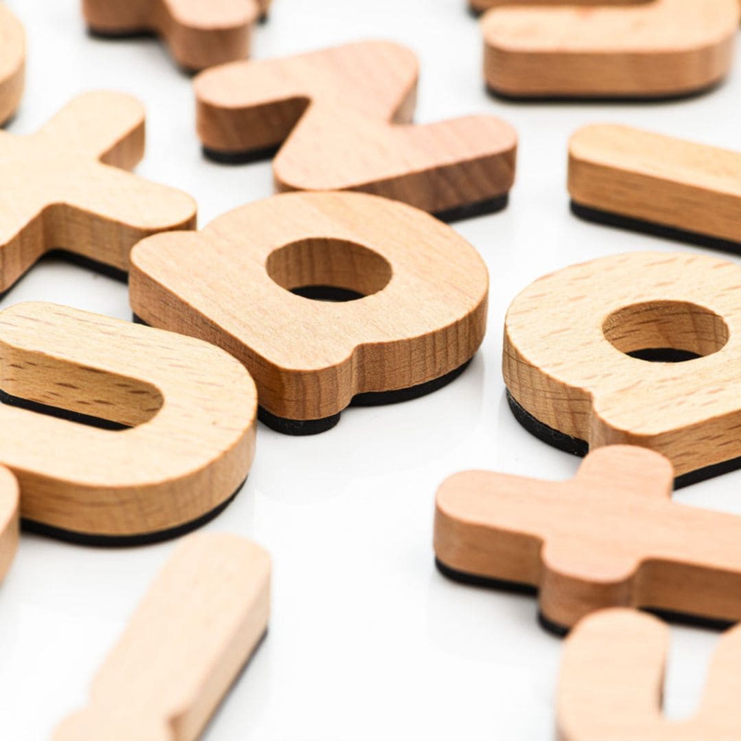 Kinderly magnetisch houten alfabet