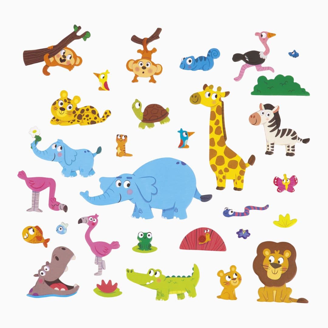 Janod magneet verhalen - afrikaanse dieren