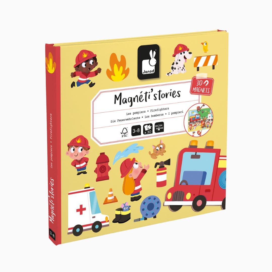 Janod magneet verhalen - brandweer