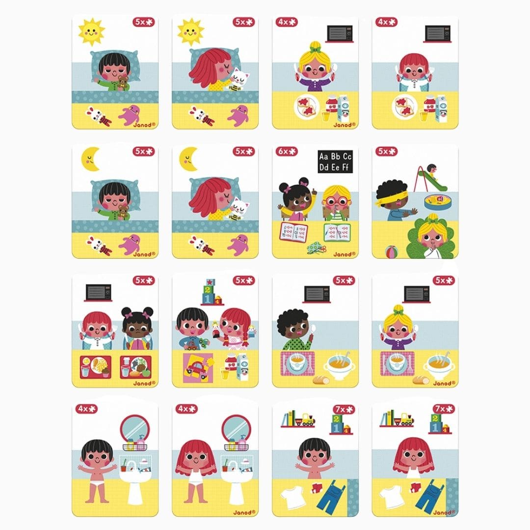 Janod magneetboek - klok kijken