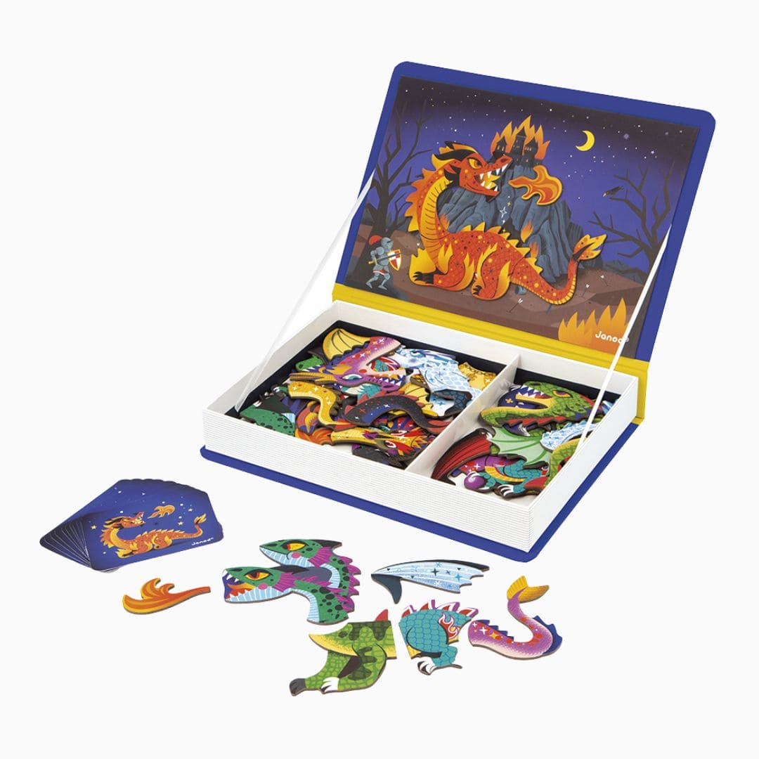 Janod magneetboek - draken